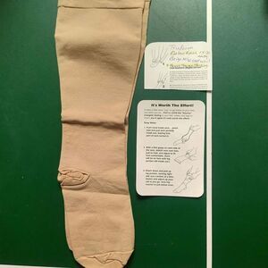 Truform Below Knee 15-20mmhg - Beige - New - Heavy Gauge Stocking